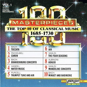 100 Masterpieces Vol. 1 – The Top 10 Of Classical Music 1685-1730 – Diverse Artiesten