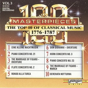 100 Masterpieces Vol. 3 – The Top 10 Of Classical Music 1776-1787 – Diverse Artiesten