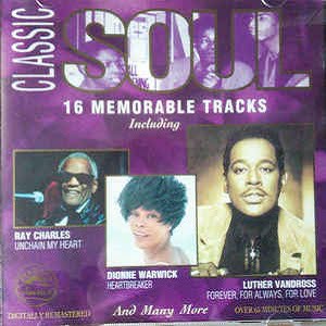Classic Soul 16 Memorable Tracks - Diverse Artiesten