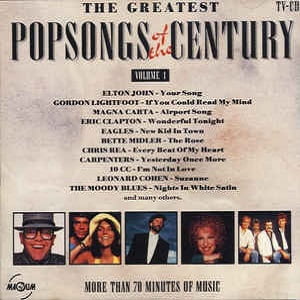 The Greatest Popsongs Of The Century Volume 1 - Diverse Artiesten