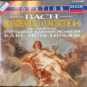 Johann Sebastian Bach, Stuttgarter Kammerorchester Karl Münchinger - Brandenburg Concertos 4-6