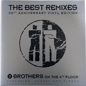 2 Brothers On The 4th Floor Ft. Des'Ray & D-Rock - The Best Remixes (30th Aniversary Limited Edition, Numbered, Reissue, Silver 2LP)