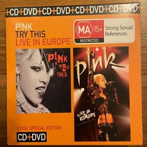 P!nk - Try This / Live In Europe (Limited Edition CD & DVD)